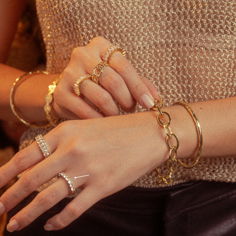 Anillo Mabel Dorado - Imagen 2