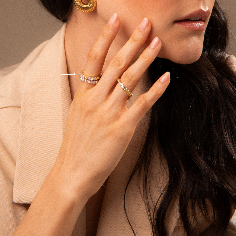 Anillo Mabel Dorado - Imagen 3