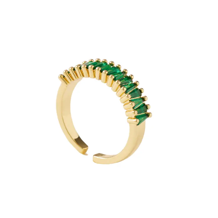 Anillo Zafia Verde