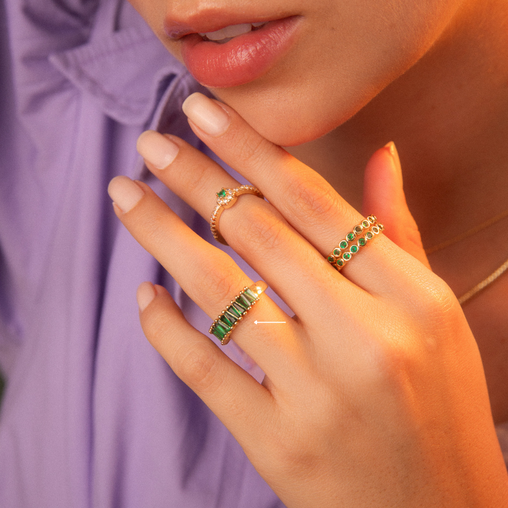 Anillo Zafia Verde - Imagen 2